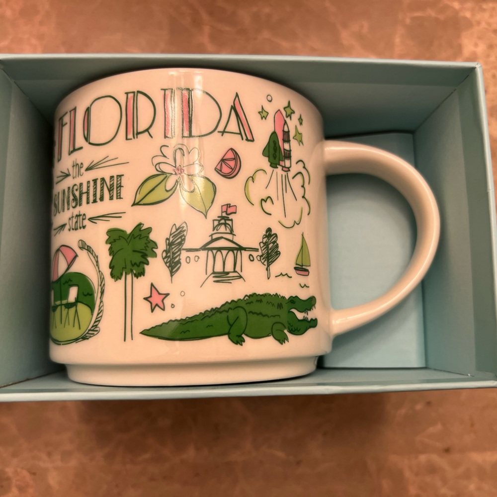 NIB Starbucks Been There Series Collection Florida